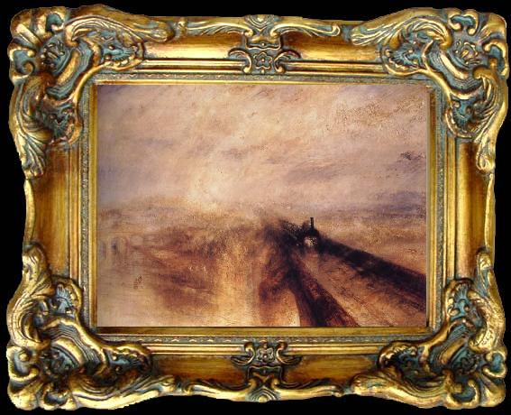 framed  Joseph Mallord William Turner Rain,Steam and Speed, Ta045